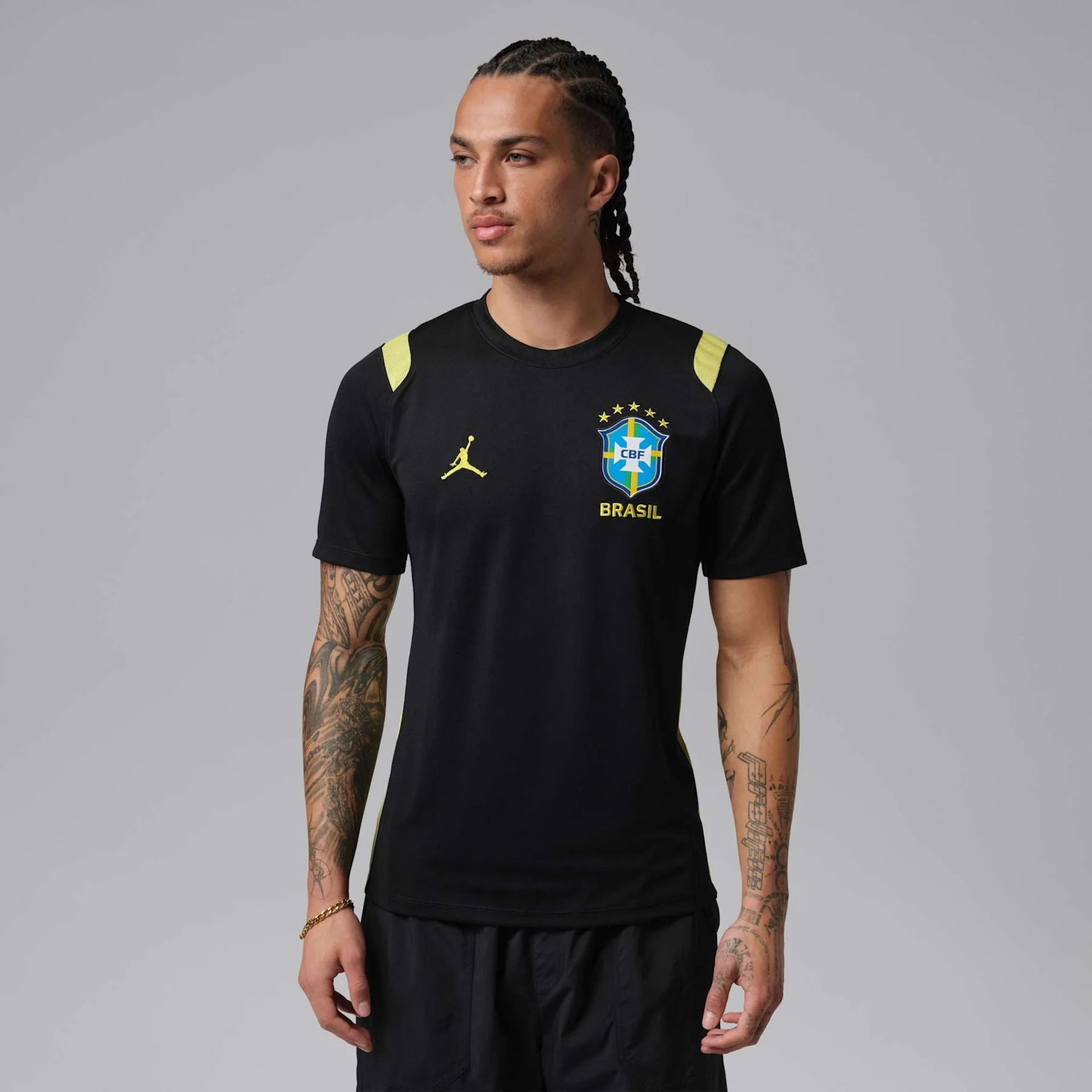 Camiseta Brasil Academy Pro 2026 Treino Masculina