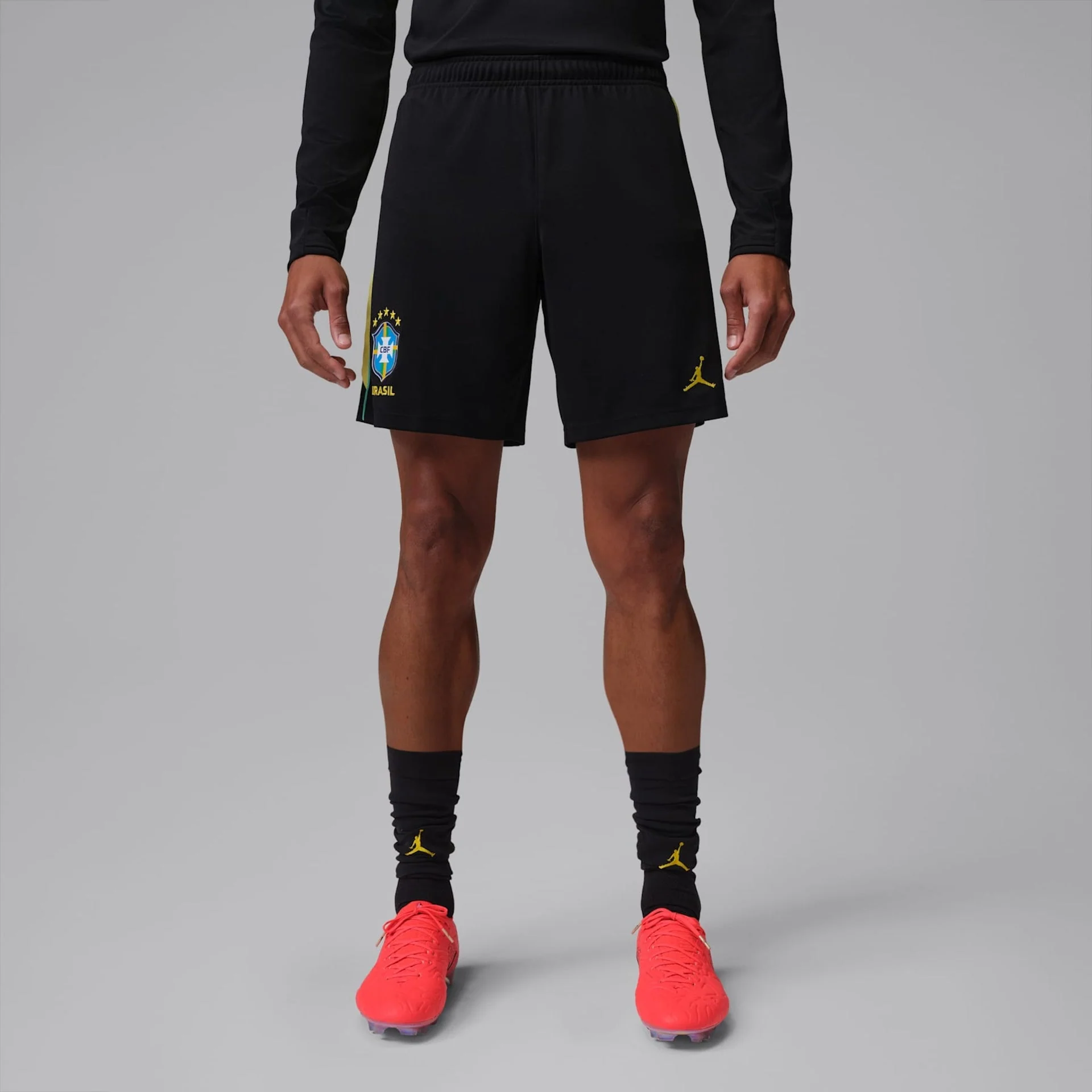 Shorts Brasil Academy Pro 2026 Treino Masculino